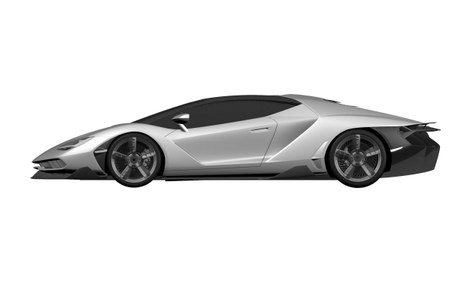 Illustration for article titled Do These Horrible Patent Images Show The Million Dollar Lamborghini Centenario?